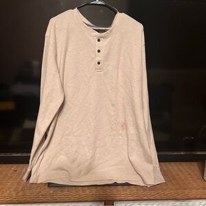 Cream colored sweatshirt